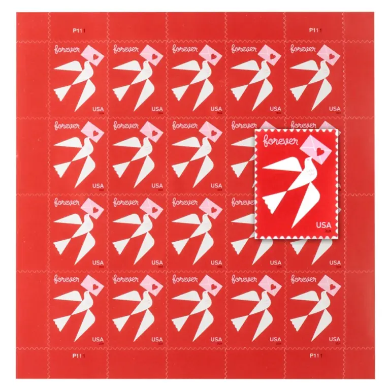 2024 US Love First-Class Mail Forever Postage Stamps