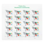 2024 US Thank You, Healthcare Community First Class Forever Stamps