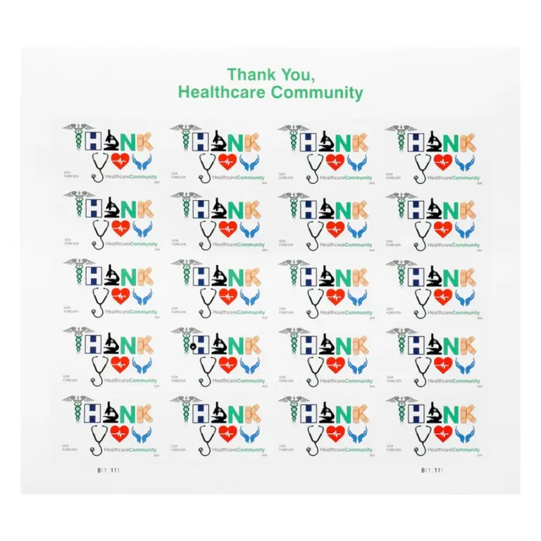 2024 US Thank You, Healthcare Community First Class Forever Stamps