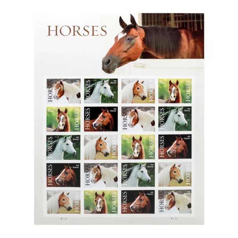 2024 US First-Class Forever Horses Stamps