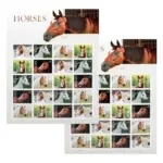 2024 US First-Class Forever Horses Stamps