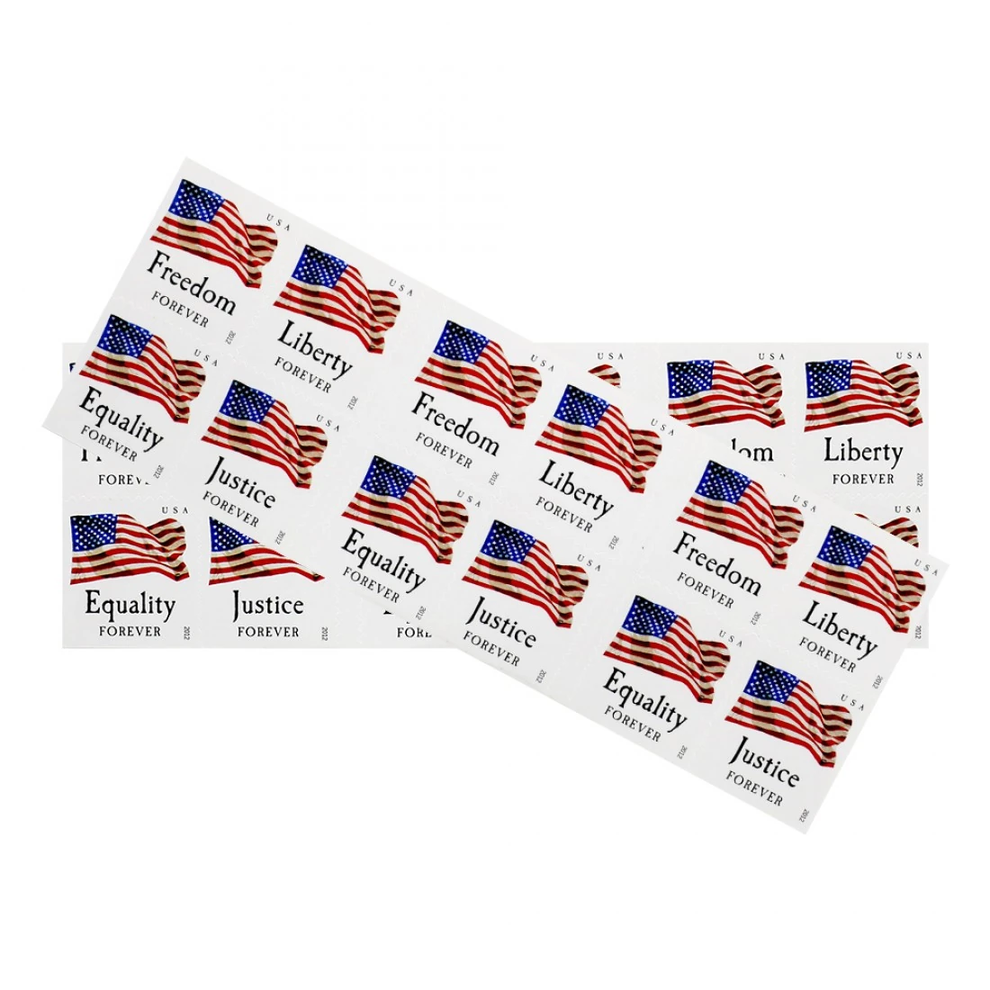 Diagram showing correct zones for addressing big envelopes and stamp placement