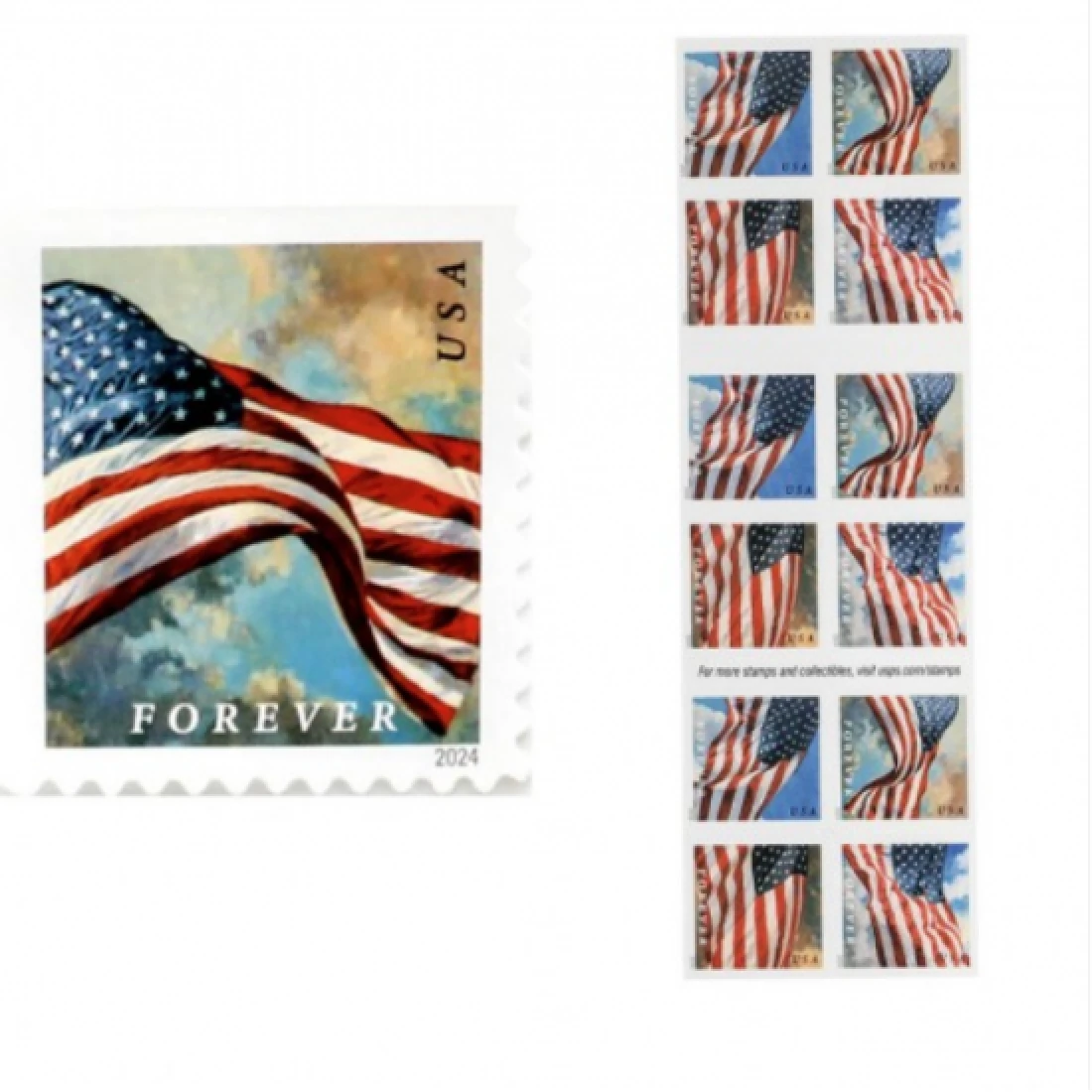 collecting tips and how much is a book of forever stamps worth