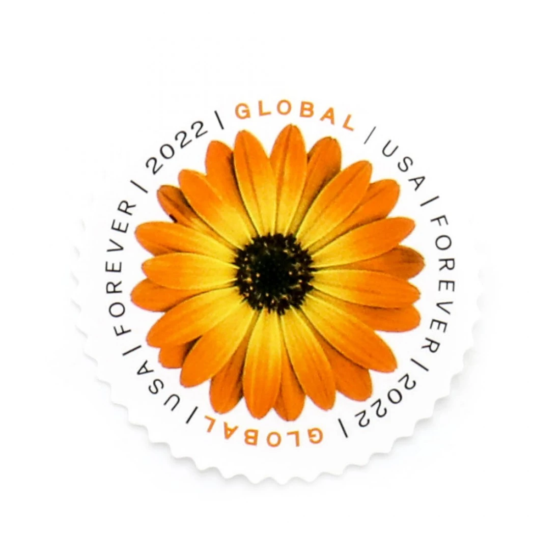 2022 US Global African Daisy Forever Stamps postal stamps cost