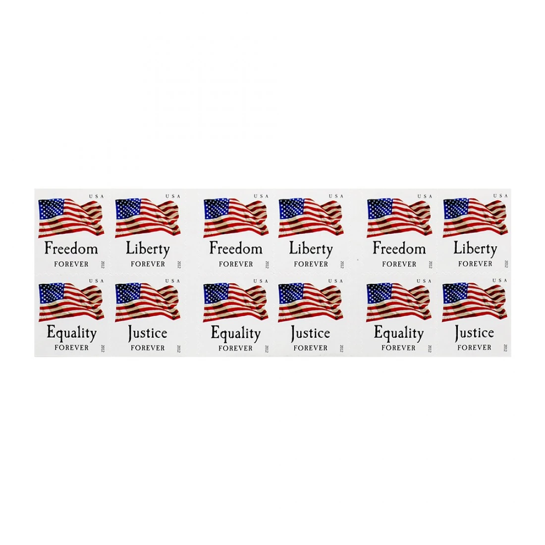 vintage and modern us post office flag stamp comparison showing evolution of printing techniques