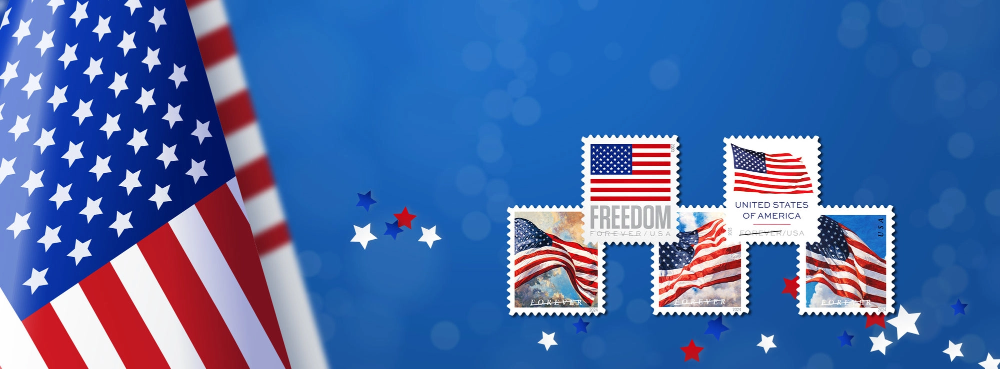 Vintage love stamps postage collection from 1973 to 2026 showing evolution of designs