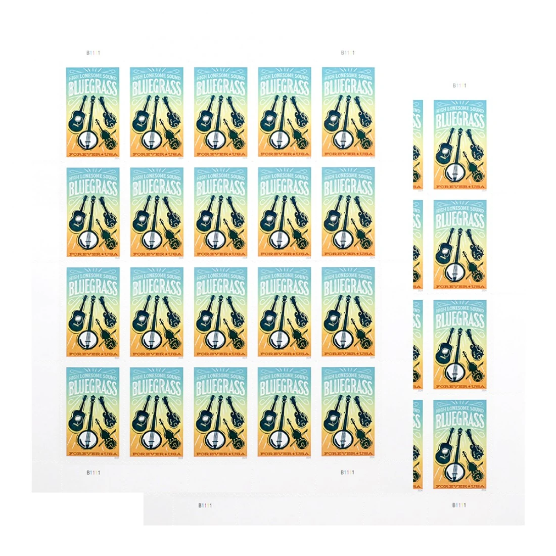 Magnifying glass inspecting grading condition of loven stamps