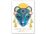 Forever Stamps 2020 Lunar New Year – Year of the Rat, First-Class Postage