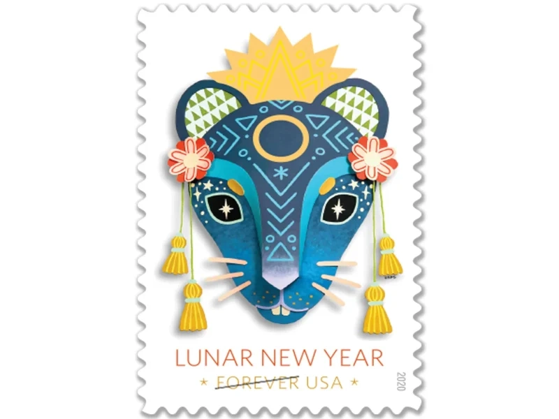 lunar-new-year-year-of-the-rat-2 Forever Stamps 2020 Lunar New Year – Year of the Rat, First-Class Postage