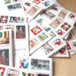 10 Gingerbread Man Santa Stamps Stamps Unused Vintage Postage
