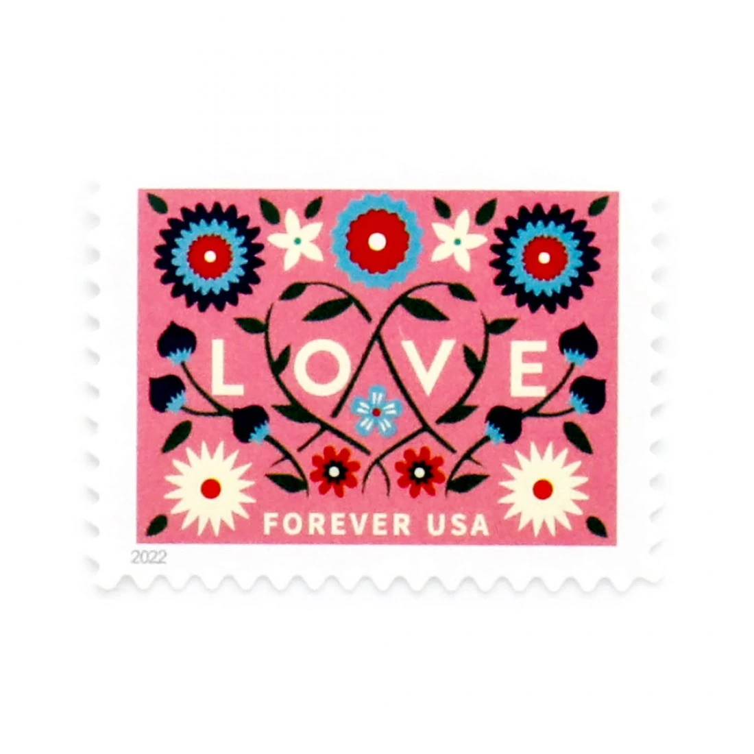 1995 love stamp value comparison 2022 Love Forever edition