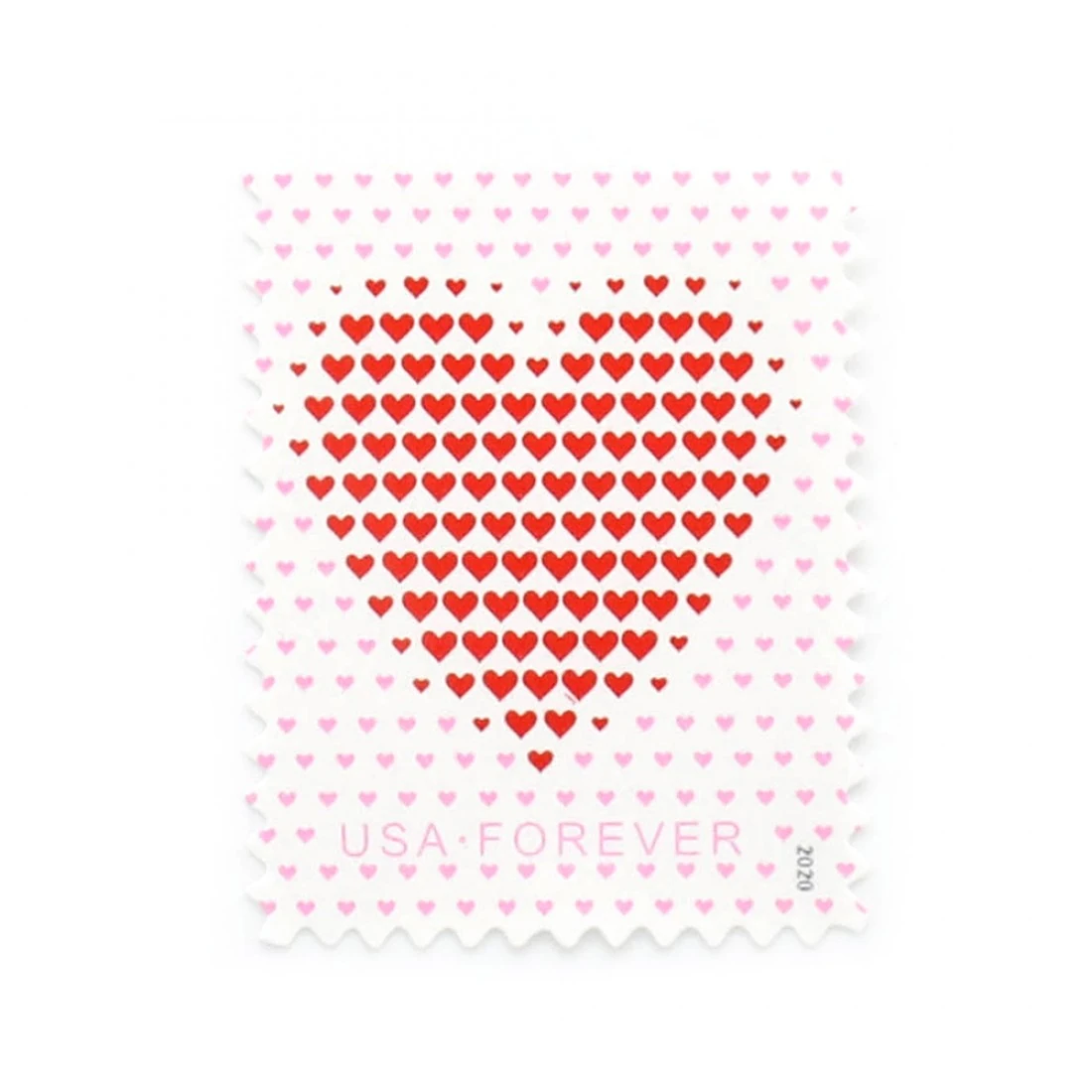 2017 love stamp alternative 2020 Made of Hearts design