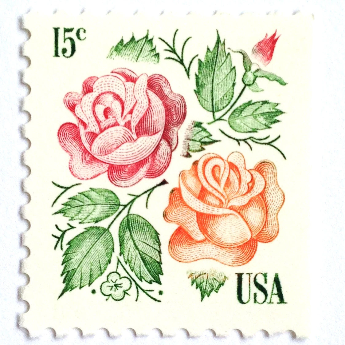 2022 love stamps authentication details showing gum and perforations