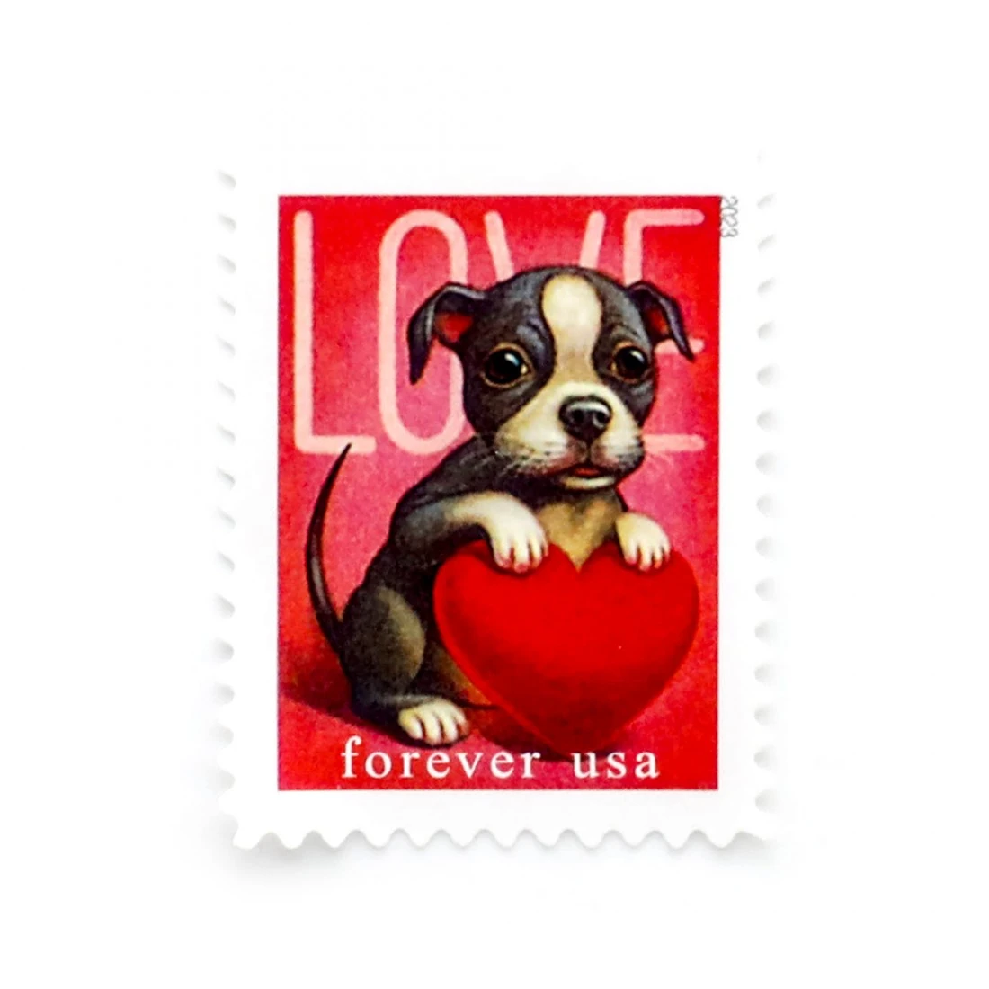 55 cent love stamp 2023 Kitten and Puppy edition