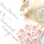 10 Vintage Pink Stamps Books and Reading Unused Vintage Postage for Mailing