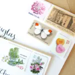 10 Candy Hearts Stamps Sweethearts Vintage Postage Stamps for Mailing