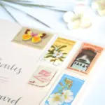 10 Vintage California Postage Stamps for Mailing