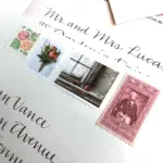 10 Vintage Pink Stamps Unused Lafayette Blush Champagne U.S. Postage Stamps For Mailing