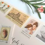 10 Vintage Hellen Keller Stamps Unused Pink Postage Stamps for Mailing