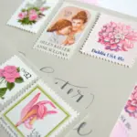 10 Vintage Hellen Keller Stamps Unused Pink Postage Stamps for Mailing