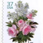 10 Wedding Flower Forever Stamps Unused Botanical Postage Stamps For Mailing