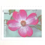 10 Pink Flower Forever Stamps Unused Botanical Postage Stamps For Mailing Wedding Invitations and Cards