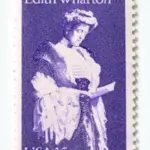 10 Vintage Purple Postage Edith Wharton Unused Vintage Stamps for Mailing