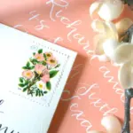 10 Vintage Botanical 60 Cent Stamps Vintage Coral Flower Bouquet Postage Stamps for Mailing Wedding Invitations