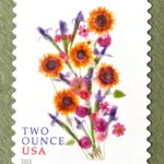 10 Wedding Flowers Forever Two Ounce $ 1.07 Postage Stamps Unused For Mailing Invitations