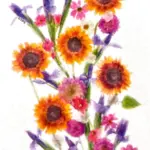 10 Wedding Flowers Forever Two Ounce $ 1.07 Postage Stamps Unused For Mailing Invitations