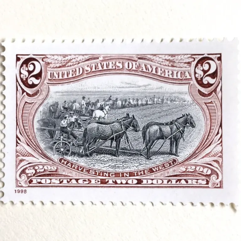 10 $2.00 Horse Stamps Unused Vintage Postage For Mailing Wedding Invitations