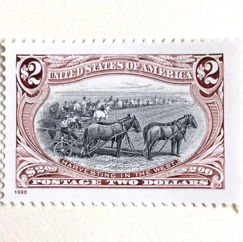 10 $2.00 Horse Stamps Unused Vintage Postage For Mailing Wedding Invitations