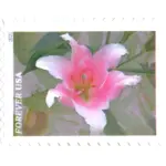 10 Lilac Pink Dahlia Forever Stamps Unused Postage for Mailing Wedding Invitations