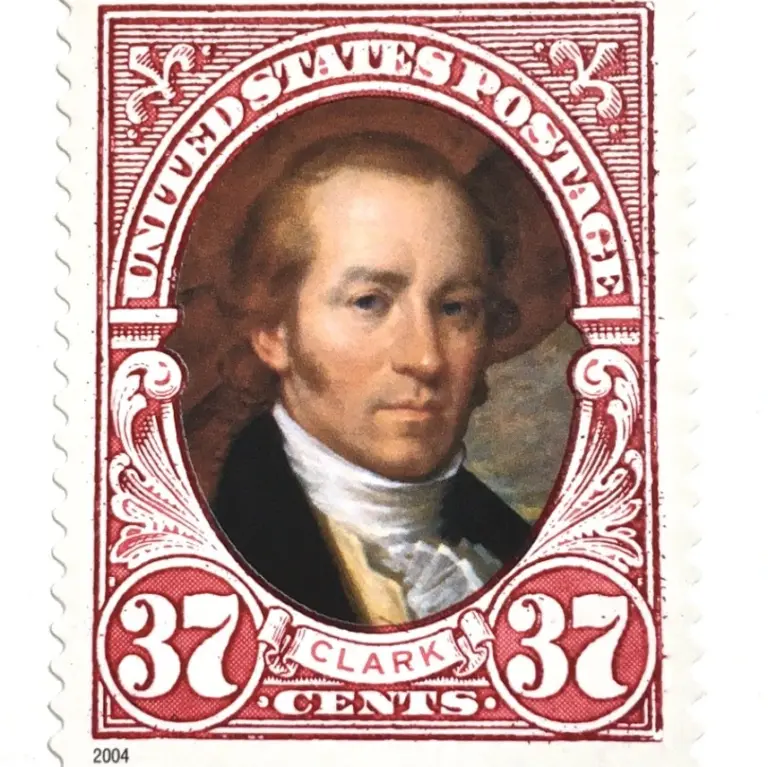 10 Vintage Explorer Postage Stamps Unused William Clark Stamps for Mailing