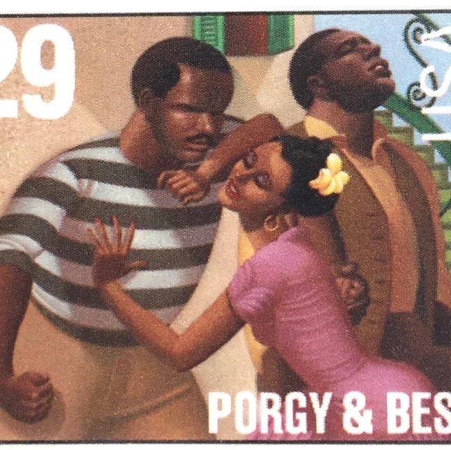 10 Porgy & Bess Stamps Black Broadway Musical Unused Postage Stamps for Mailing