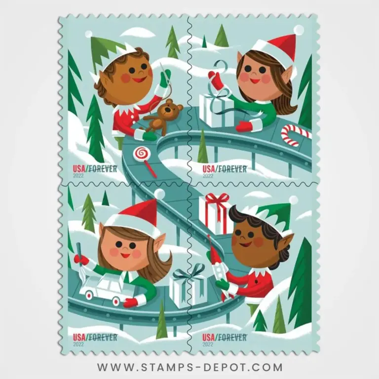 Holiday Elves Stamps