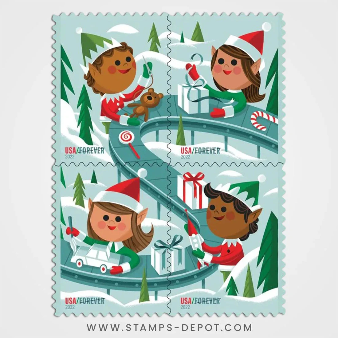 product_image_1775754087 Holiday Elves Stamps