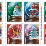 Snow Globes Stamps