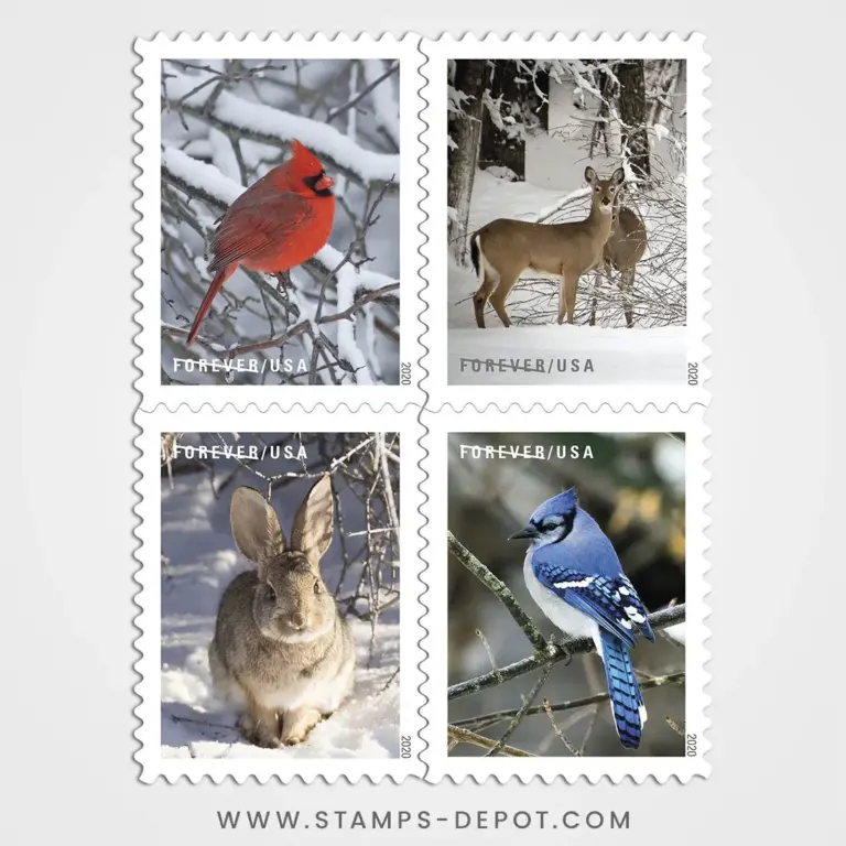 Winter Scenes Stamps