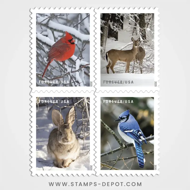 Winter Scenes Stamps