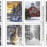 Winter Scenes Stamps
