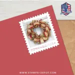 Holiday Wreaths Stamps