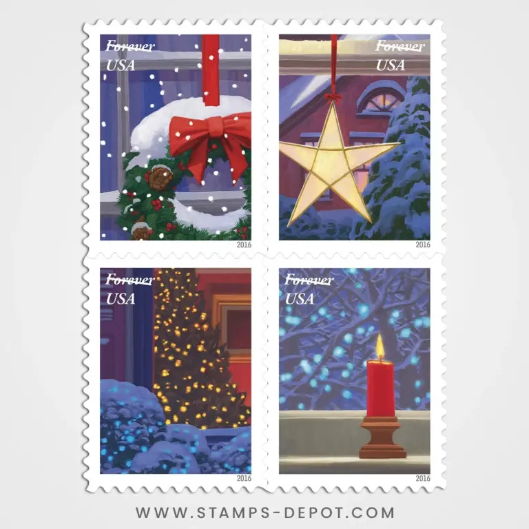 Holiday Windows Stamps