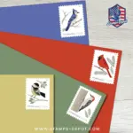 Birds in Winter Stamps
