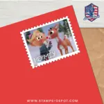 Rudolph the Red-Nosed Reindeer Stamps