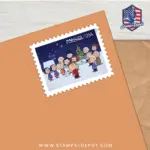 A Charlie Brown Christmas Stamps