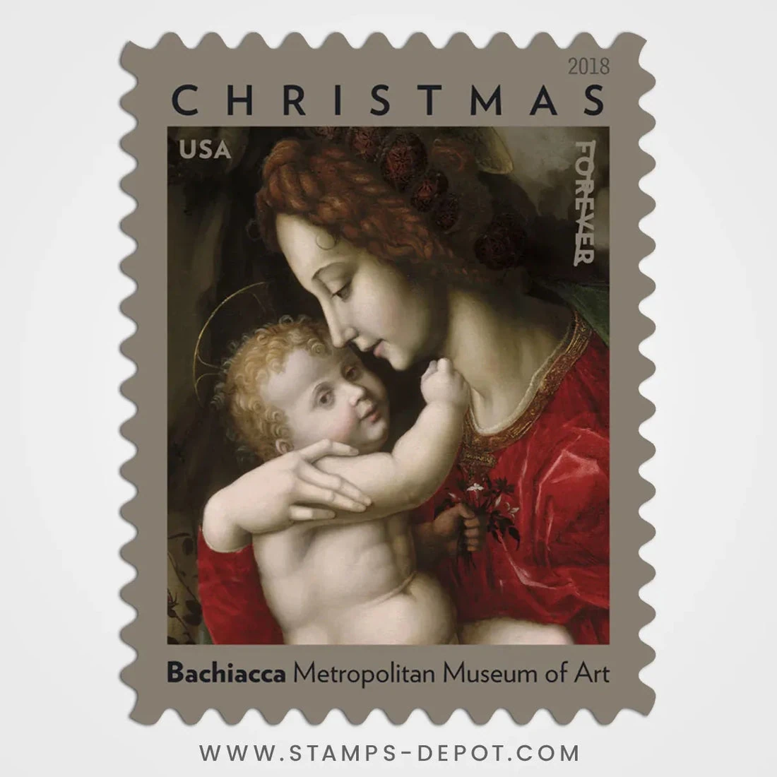 product_image_1775757529 Madonna and Child by Bachiacca Stamps