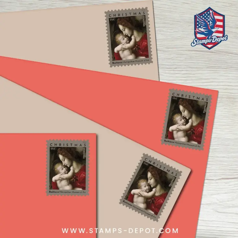 Madonna and Child by Bachiacca Stamps