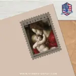 Madonna and Child by Bachiacca Stamps