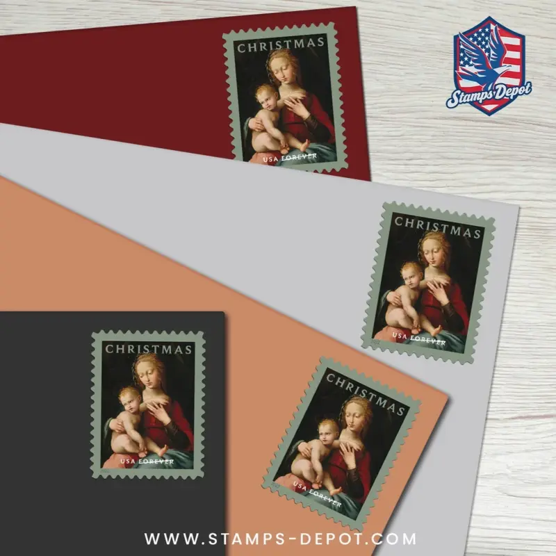 Virgin and Child Stamps